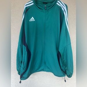 Men’s green and black clima cool Adidas Jacket size XL
